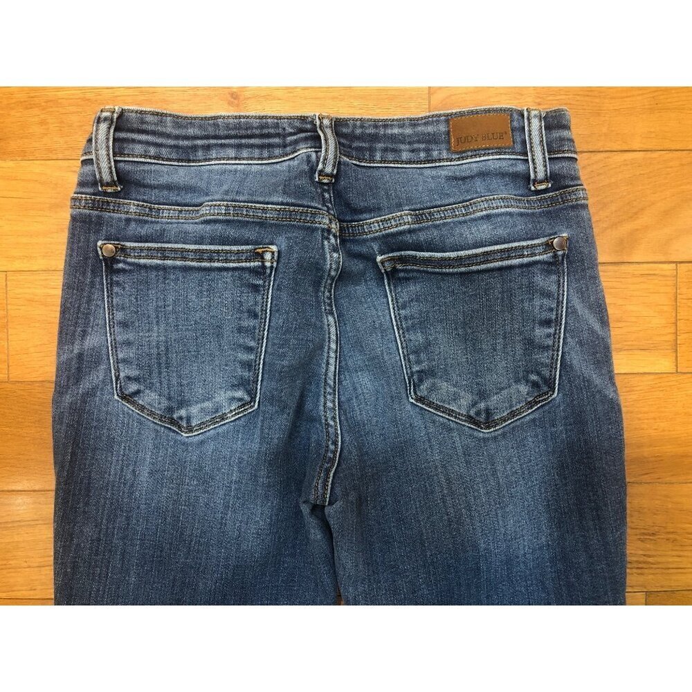 Judy Blue Bristol Mid Rise Skinny Stretch Denim Jeans Size 7 - Picture 4 of 11